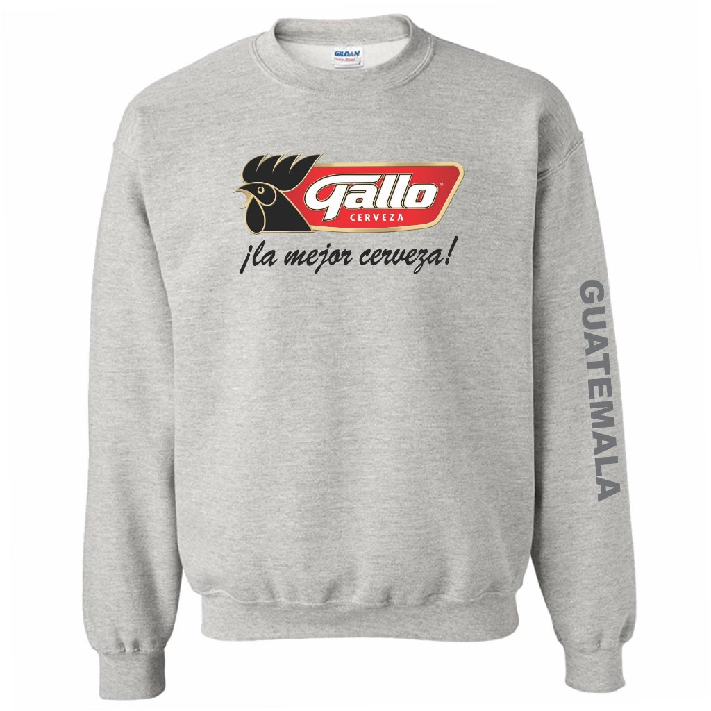Cerveza Gallo Sweatshirt  La Mejor Cerveza De Guatemala Brand New Apparel